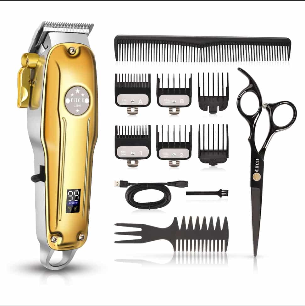 Wahl Máquina de cortar pelo con/sin cable, Máquina de cortar pelo para  hombre, recortadora barba LCD, Kit de corte de pelo para casa